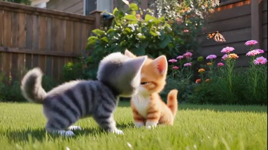 Kitten · 8 real-life clips (1:49)